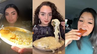 TikTok mukbang compilation |burgerking ,tacos with ramen ,spicy food and more