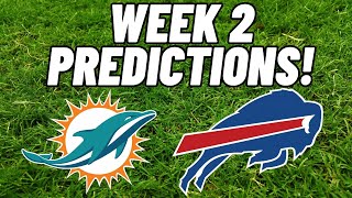 NFL Week 2 Picks and PREDICTIONS!