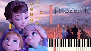 All Is Found (Evan Rachel Wood) - Frozen 2 | Piano Tutorial (Synthesia)