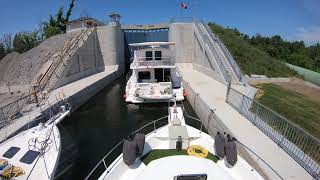 Healey Falls flight locks 16 & 17   time lapse   July 4 2019