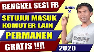 BENGKEL SESI FACEBOOK KONFIRMASI IDENTITAS SETUJUI MASUK KOMPUTER LAIN FB KESESI PERMANEN