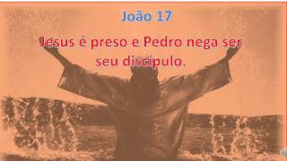 João 18. 1 a 27 - Jesus é preso e Pedro nega ser seu discípulo.