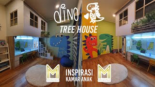 DESIGN KAMAR ANAK TERBAIK 2024 ! 3.5x4.5m KAMAR ANAK DINO, LUCU DAN KEREN | M Architect Purwokerto