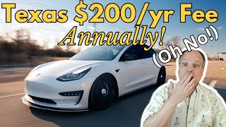 Texas Has New Annual Fee For EVs And People Are Losing Their Minds