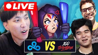 100T vs C9 LCS PLAYOFFS WATCH PARTY with Revenge and Spica