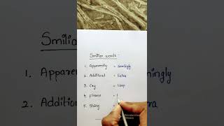 Similar words #1 #words #learnwords #learnenglish #universalgkhub  #ytshorts #shorts