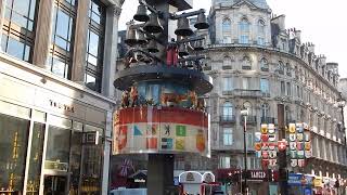 Leicester Square London, the Watches of Switzerland animated clock, 11/09/24