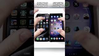 iPhone 15 Pro Max vs Samsung S23 Ultra Speed Test! 🚀 Who’s the Real Speed King? #shorts#viralvideo