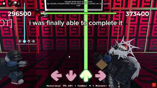 [voice reveal?] FINALLY COMPLETING MEGALO STRIKES BACK IN FNF ROBLOX // Friday Night Bloxxin