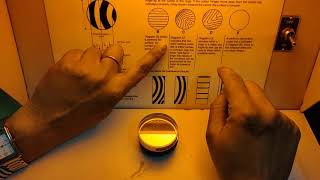 Demonstration of surface inspection using optical flat