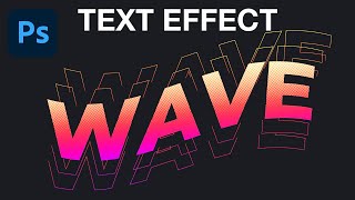 Mastering Wavy Text Effect & Dynamic Text Animation in Photoshop - Quick Tutorial