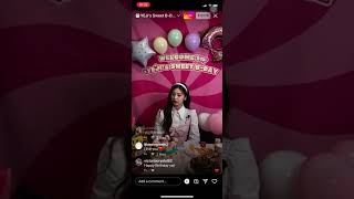 Itzy Yeji Birthday Instagram Live IG Live