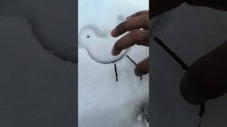 #bird art#snow bird #germany #viralvideo