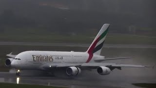 A380 SECANDO A PISTA