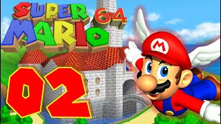 Lets Play Super Mario 64 (German, 100%) - 02 - die ersten Fails