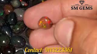 Natural Ethiopian Black Opal #smgems