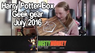 Harry Potter Box from Geek Gear| Unboxing | July 2016 by Rara