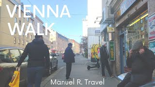 Walking in Vienna during Lockdown #2 - City Ambience and Sounds along Wilhelminenstraße