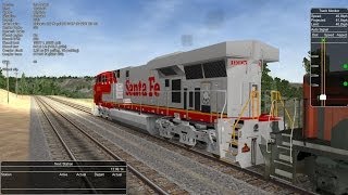 MSTS OPEN RAILS - ATSF DONNER PASS GAMEPLAY