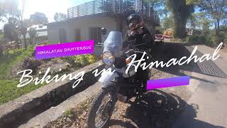 Riding a Himalayan on Himachal Pradesh Roads