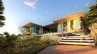 Building Your Dream Home | Realistic Lakeside Modern Villa | Phasing animation | Walkthrough |Lumion