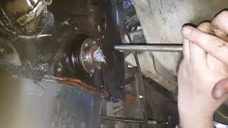 Removing a pilot bearing without a puller