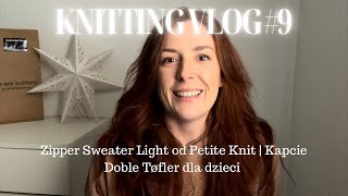 Skończyłam Zipper Sweater dla męża | Kapcie Doble Tøfler dla dzieci | Ostatni knitting vlog w 2023💫