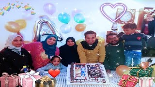 فجأت اخو زوجي بحفلة عيد ميلاده🎂صار عمره 24(مؤثر) طار من الفرحه وسط لمة العيله💃💃💃💃💃