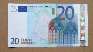 20 Euro Banknote (Dvadeset Eura / 2002), Face & Reverse