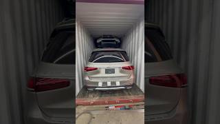 4 cars loading 40” container