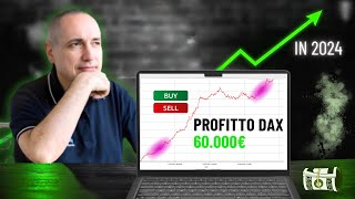 Trading sull'indice Dax: 60.000€ di profitto nel 2024 con queste 2 strategie automatiche