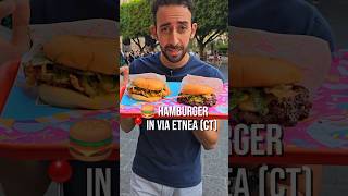 Hamburger in Via Etnea a Catania #pistacchio #pollo #hamburger #catania #smashburger