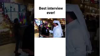 Best interview ever! Why you speak englizy? #shorts #funny #morroco