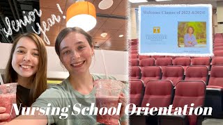 UTK NURSING SCHOOL ORIENTATION VLOG | Senior Year 2022 + dosage calc exam