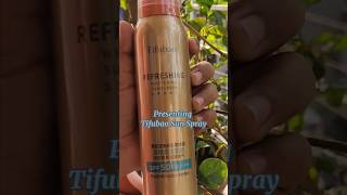 Tifubao Sunscreen Spray Review #sunscreen #spray #review #skincare #ytshorts #2024