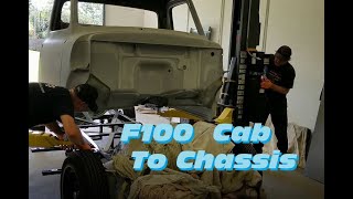 Cab Install 1953 Ford F100 Pickup / Shop Updates