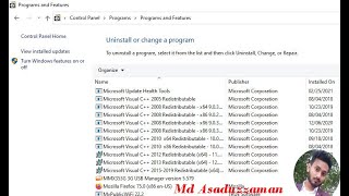 How to uninstall software in windows 10 / 8 / 7 || How to uninstall app in windows 10