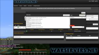 WarServers.NET How to use the game Panel Console