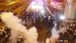 20190722 TIME 實拍西環催淚彈一刻(轉載) hong kong protest, police shoot tear gas Frantically