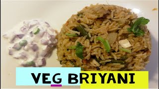 Vegetable Biryani | Veg Biryani | Veg Biriyani  |  Quick Veg Biryani in Cooker | Veg Pulao