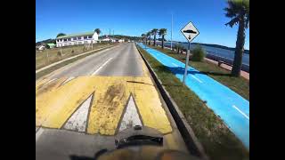 Carahue-Puerto Saavedra-Lago Budi en moto (KLR 650). Región de la Araucanía. 19 ene 2022