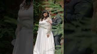 Waterfall Lodge Wedding #redwoodforest #firstlook