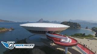 Drone Recife PE | Museu de Arte Contemporânea e Ilha Boa Viagem em Niterói no Rio de janeiro