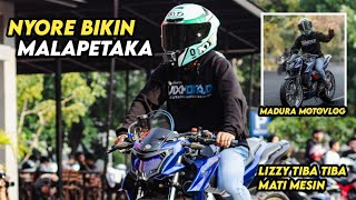 NYORE BIKIN MALAPETAKA ⁉️ VXN LIZZY TIBA TIBA MATI DI JALAN‼️#motovlog #vixion #bangkalan#rider