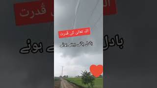 بادل دھان کے کھیت سے پانی اٹھا رہے ماشاءاللہ۔❤