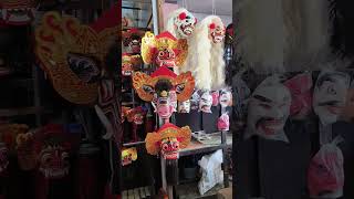 Jual aneka barong dan rangda #shortvideo #budayabali #tradisibali #barongbangkung #kesenianbali