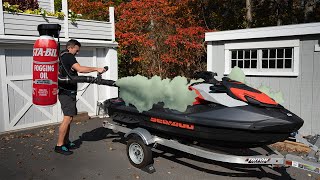 Think fogging isn't important? Winterize a SeaDoo