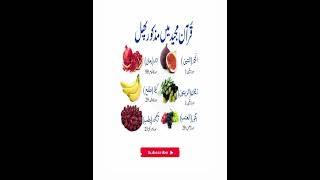 Fruits of Quran | Fruits k Name Jo Quran m ay hain