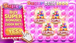 Sugar Rush 1000 slot $50,000 super bonus buys