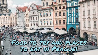 Food & Places to eat in Prague!